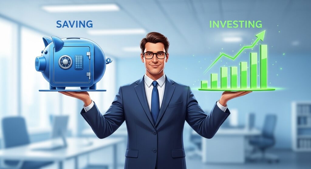 The Difference Between Saving and Investing