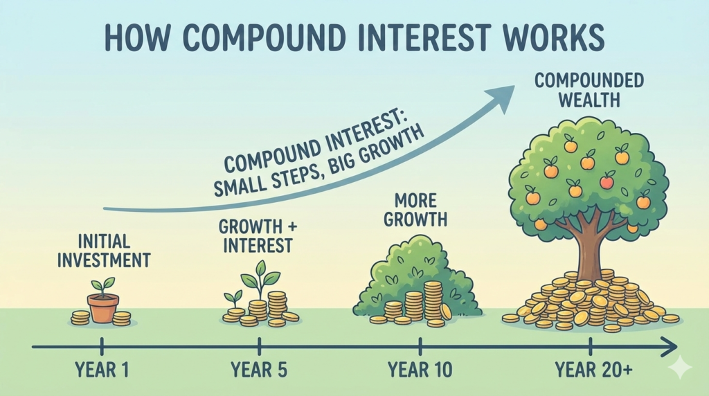 Difference between simple interest and compound interest