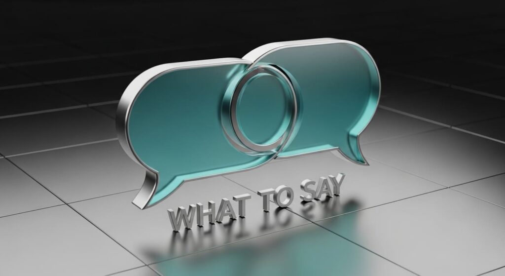 Negotiation conversation script showing opening, case building, and closing phases