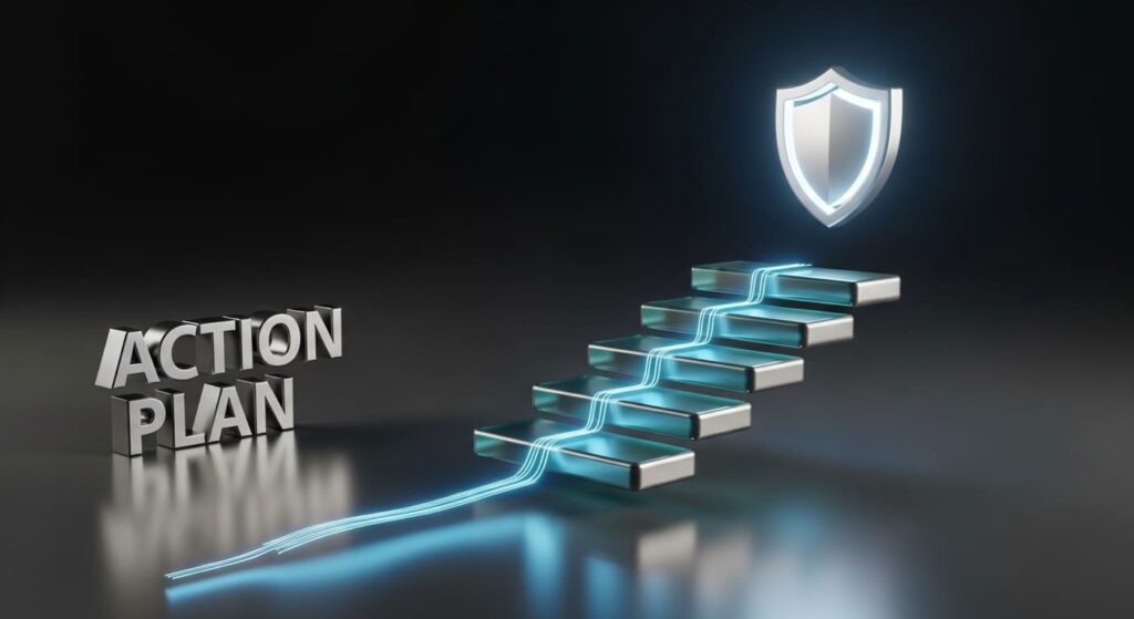 Three-phase emergency fund building timeline with milestones and timeframes