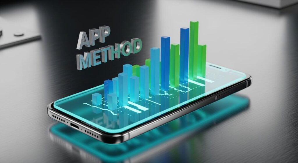Spending tracking app showing categorized expenses with pie chart and transaction list