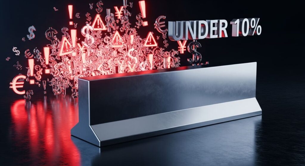 Chart comparing credit utilization percentages and their impact on credit scores