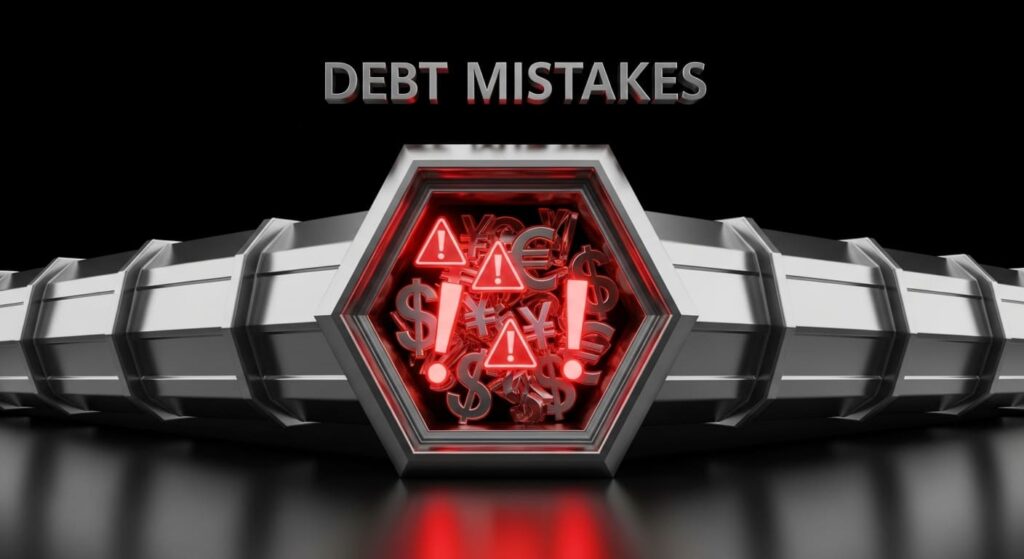 Common Debt Mistakes People Make