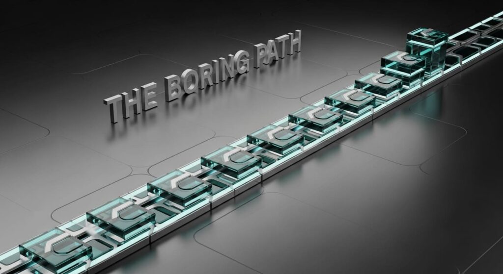 Real wealth building timeline showing 30 years of consistent investing and compounding