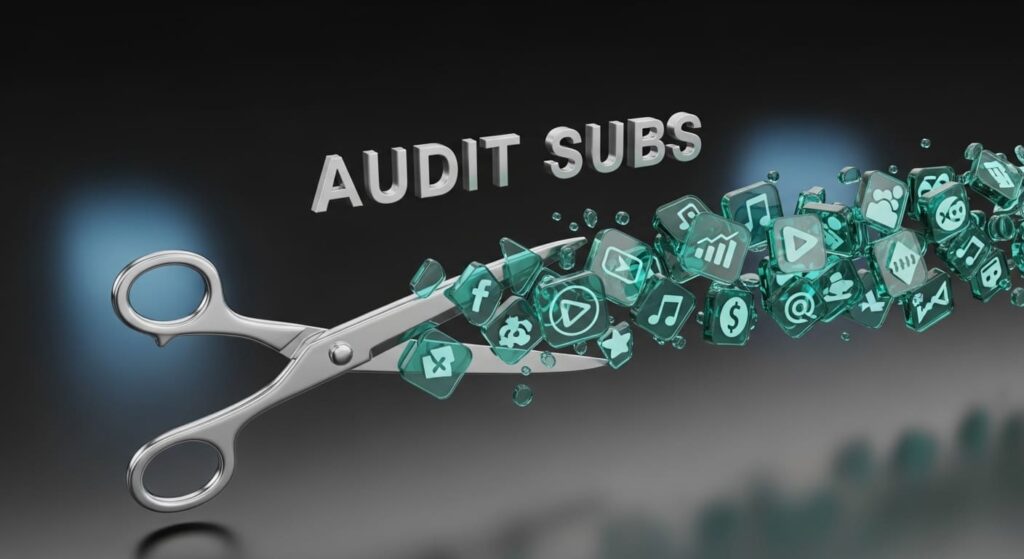 Unused subscription costs adding up showing how to save money fast by cancelling forgotten services